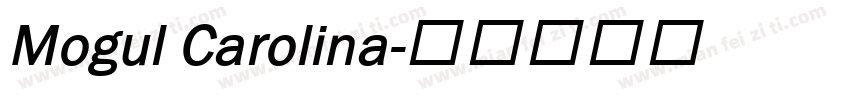Mogul Carolina字体转换
